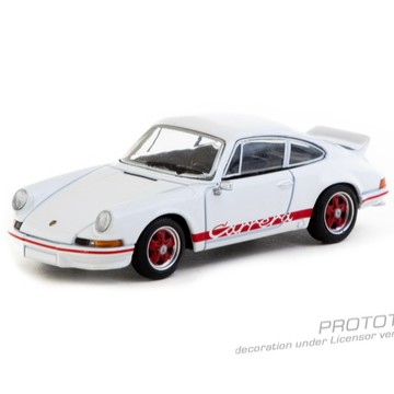 【東海模型】TARMAC WORKS 1/64 保時捷 Porsche 911 Carrera RS 2.7 Lightweight White / Red T64S-023-WR