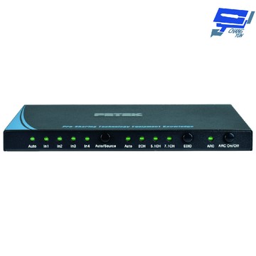 昌運監視器 hsw2-0401c 4埠hdmi換器 支援最高顯示解析4k@60hz  支援3d畫