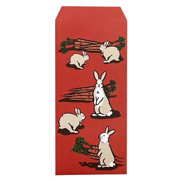 GUOHOUSE STUDIO 郭公館工作室 too兔紅包袋 1份 台灣製造 120磅高級美術紙  3個