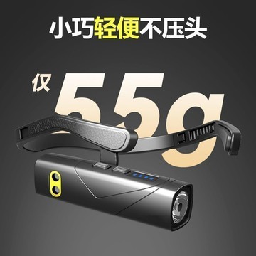 有貨在臺😘99免運🙌2026新款頭燈強光超亮充電戶外登山釣魚專用超長續航感應 挂耳式头灯 便携式头灯 头灯