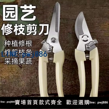 【台灣公司 可打統編】園藝園林果樹剪刀修剪樹枝盆栽神器家用綠化剪刀枝修剪刀專用工具