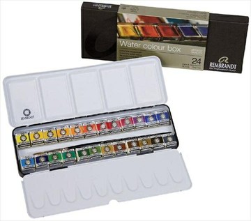 Royal Talens-Rembrant林布蘭塊狀水彩* 24色【APP滿額下單10%點數(單一帳號最高5000點)】1/31止