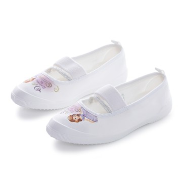 幼稚園入學首選-迪士尼系列-蘇菲亞室內鞋童鞋-白色