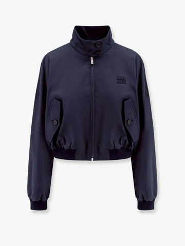 Panama jacket with Miu Miu patch - MIU MIU - gender_Woman