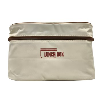 雙層保溫盒4件組 316不鏽鋼內膽/餐具用PP外殼  1組  米色