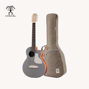 aNueNue MC色彩系列 MC10-QS｜36吋吉他 寧靜灰 面單板雲杉＋桃花心木 啞光 彩色琴 彩虹人官方旗艦店