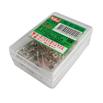 徠福LIFE鍍銀別針311/23mm/約55支/盒