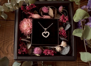 鎖愛心鍊 - 純銀/心型墜/母親節/畢業禮物/幸運/馬蹄