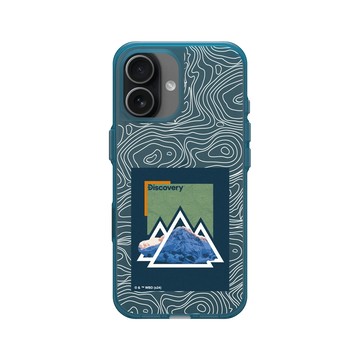 iPhone 17 Clear (相機按鈕) 夜幕藍 - Discovery - 山的紋路