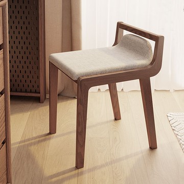 免運 可開票 快速出貨 實木梳妝凳現代簡約主臥化妝凳網紅房間家用女生臥室化妝臺凳子