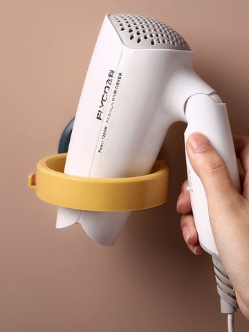 免打孔吹風機架衛生間置物架壁掛式電吹風掛架浴室收納架風筒架子