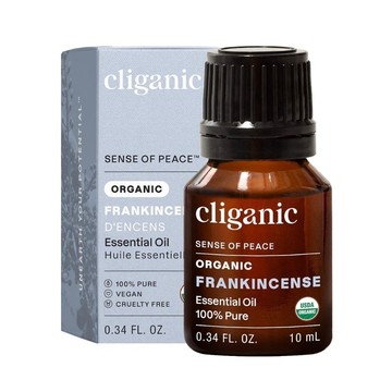 🇺🇸Cliganic USDA有機單方精油 10ml｜100%純精油 乳香／檸檬／佛手柑
