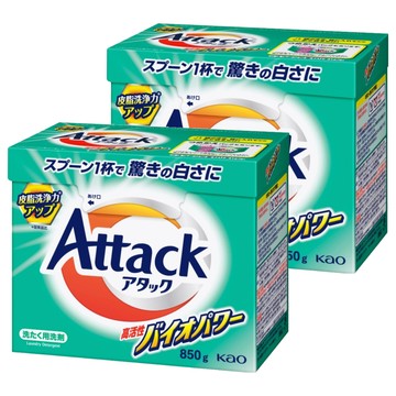 Attack 一匙靈 高活性生物濃縮酵素洗衣粉  850g  2個