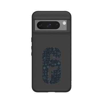 Pixel 8 Pro SolidSuit 黑 - 6:Siege - 6 Dark Blue Logo