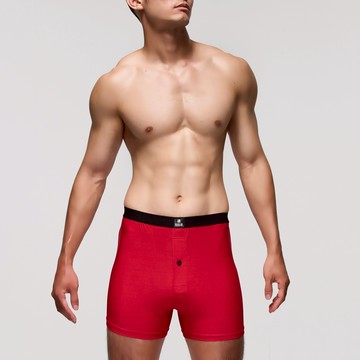 (蝦皮官方商城免運)DADADO-黑標系列 M-4L寬鬆中腰四角男內褲(紳士紅) 超細纖維-GK9247RB