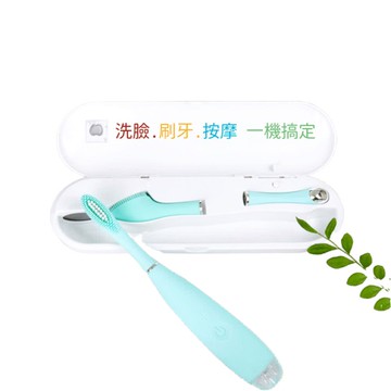 [JWAY] 三合一洗臉潔牙按摩儀UV殺菌潔顏組-[JWAY] 三合一洗臉潔牙按摩儀UV殺菌潔顏組