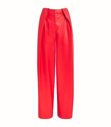 Stella McCartney Vegan Leather Balloon Tailored Trousers