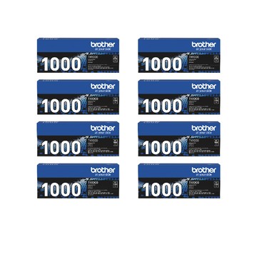 BROTHER 【原廠公司貨】 【8支】 TN-1000 原廠黑色碳粉匣
