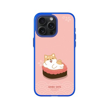 iPhone 15 Pro Max Clear 激光藍 - 柴語錄 Shiba Says - 廢柴鮭魚卵