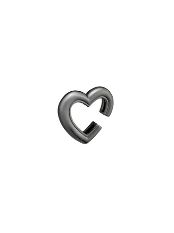 Heart Ear Cuff (Black)