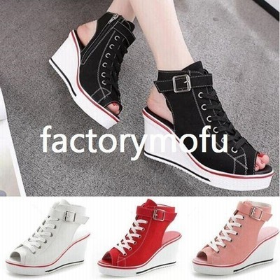 ヒールスニーカー レディース スニーカー サンダル ハイヒール ウェッジソール カジュアルシューズ 厚底スニーカー インヒール 厚底 通販 Lineポイント最大get Lineショッピング