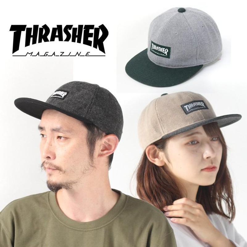 帽子 スラッシャー キャップ THRASHER BOX LOGO スラッシャー ユニ