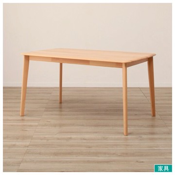 ◎實木餐桌 N COLLECTION T-01 135 NA 櫸木 NITORI宜得利家居