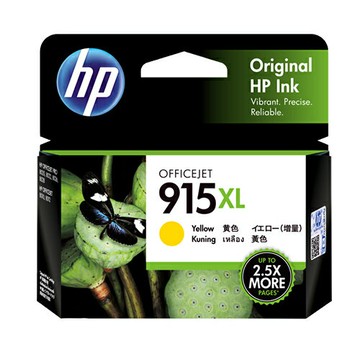 HP 黃色高容量原廠墨水匣 / 盒 3YM21AA 915XL【APP滿額下單4%點數(單一帳號最高1500點)】5/31止