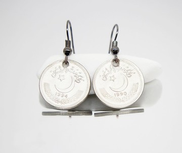 Ancient Coin Jewelry Coin Drop Earrings Mini Coin Earrings Tiny Coin Earrings