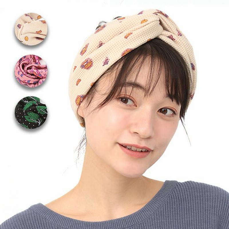 ヘアバンド ターバン ヘアーアクセサリー レディース ワッフル