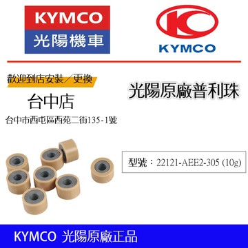 【易油網】KYMCO 普利珠 普力珠 重垂滾珠22121-AEE2-305 10g KRV Racing G6
