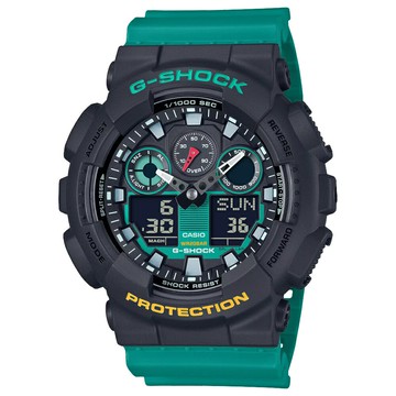 CASIO 卡西歐 GA-100MT-1A3 錄音帶繽紛標籤造型時尚潮流腕錶 51.2mm｜樂天全館特惠中★指定刷卡回饋10%