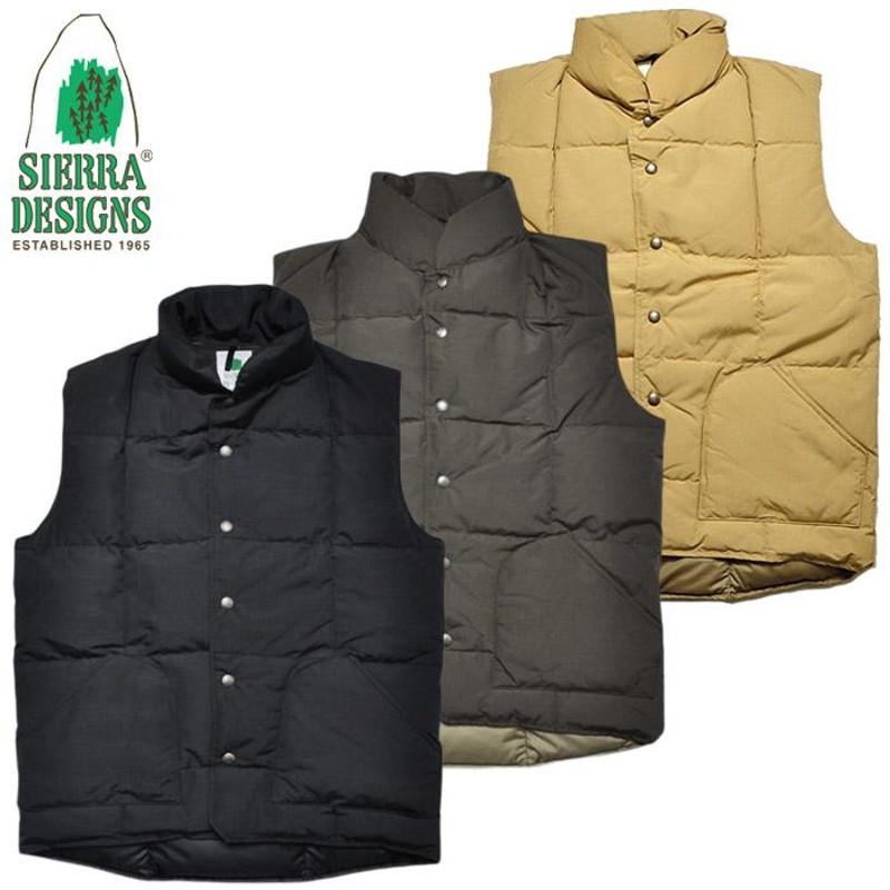 SIERRA DESIGNS シエラデザイン ダウンベスト DOWN SIERRA VEST ダウン