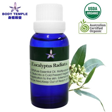 Body Temple  有機尤加利芳療精油(Eucalyptus Radiata)30ml