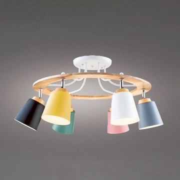 北歐風半吸頂六燈 B69-81-23301