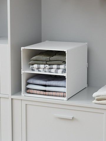 ??快速出貨?? 公司貨 創意收納柜組裝簡約儲物柜衣服雜物收納衣柜簡易衣柜