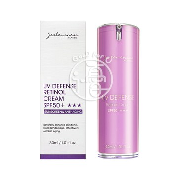 JEALOUSENESS 婕洛妮絲 鳶尾花A醇防曬素顏霜SPF50 30ml/瓶【i -優】