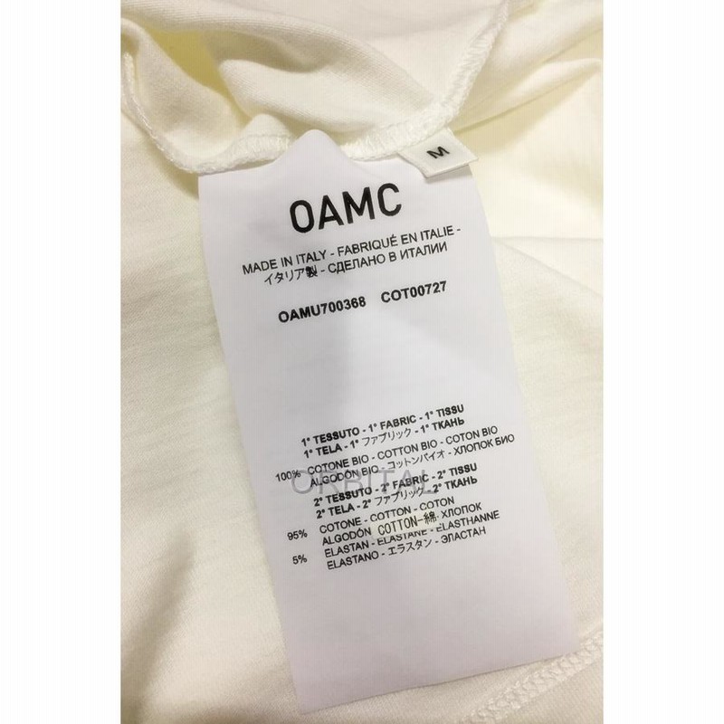 代官山)OAMC オーエーエムシー 22SS POCKET BADGE T-SHIRT