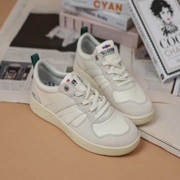 PALLADIUM PALLACUP FLAME LTH 復古休閒鞋 奶油白 74485-180