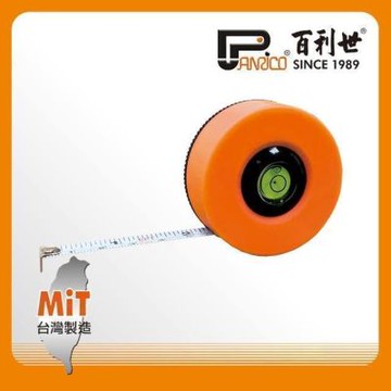 百利世 Panrico 2M自動煞停迷你捲尺附水平泡/公分-英吋 FM883-293LC
