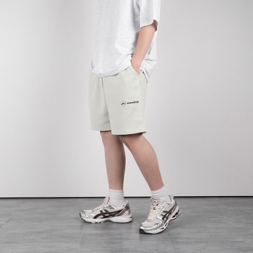 【AMERO】男裝 女裝 休閒短褲 鬆緊褲頭