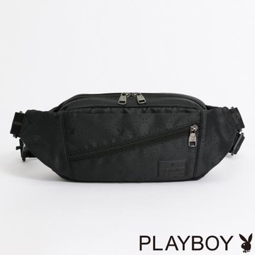 PLAYBOY - 單肩背包 Black Aurora系列 - 黑色