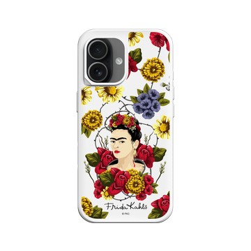 iPhone 17 SolidX 白 - Frida Kahlo - 卡蘿與花