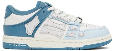 AMIRI 蓝色 & 白色 Two-Tone Skel Top Low 儿童运动鞋