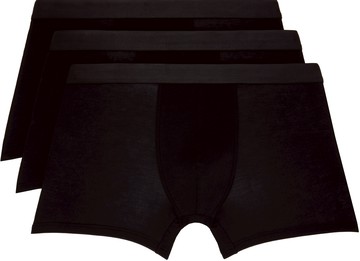 CDLP 三件装黑色平角内裤