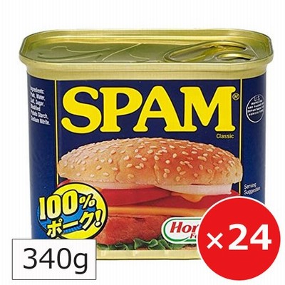 スパム 缶詰 沖縄ホーメル SPAM レギュラー 340g×24個 まとめ買い