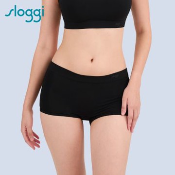 sloggi-Free Evolve 自由舒暢系列平腳短褲 純粹黑