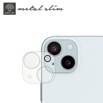 【Metal-Slim】Apple iPhone 15/15 Plus 3D 全包覆 9H鋼化玻璃鏡頭貼