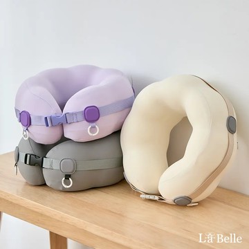 義大利La Belle《波波甜甜圈》頸枕+贈收納購物袋-(多