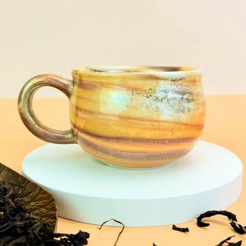 台灣柴燒馬克杯B6 春氛小舖柴燒系列 茶壺 茶杯 茶海 柴燒 茶具 茶葉 泡茶 馬克杯 手拉胚